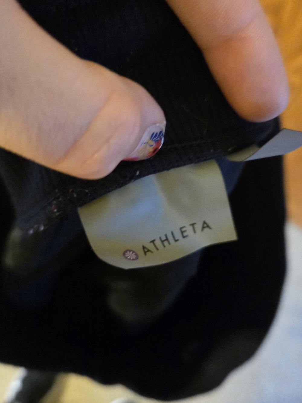 Athleta Black Active Skort with Branded Tag - Picture 3 of 5
